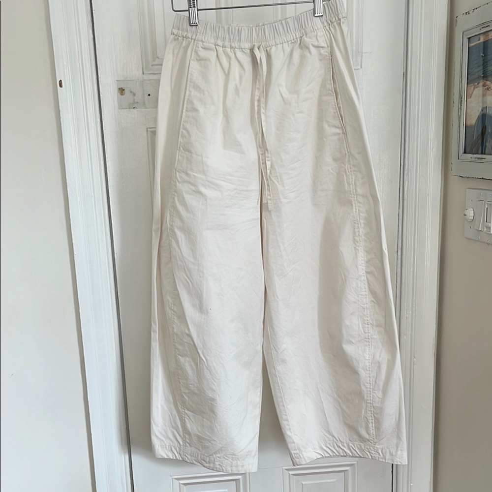 Cos White Barrel Pants - Size 6